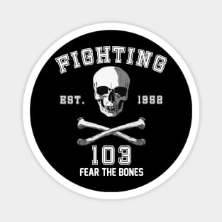 Fighting 103 Jolly Rogers Magnet